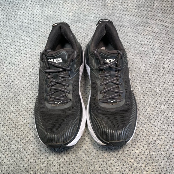 Hoka One One Bondi 7 Black Running Shoes Size 7.5 Women’s - Picture 8 of 10
